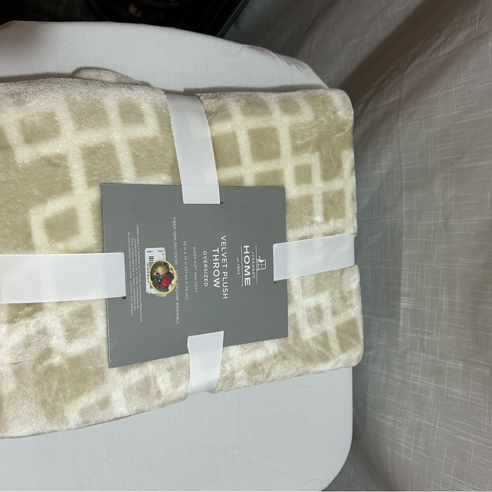 Velvet Plush Throw NWT
